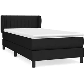 vidaXL Boxspringbett 100 x 200 cm Schwarz
