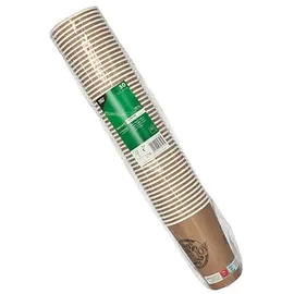 Papstar Trinkbecher Pappe 0,4 l 50 St. Braun