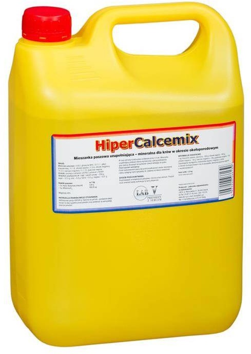 LAB-V Hyper Calcemix - Kalzium- und Mineralstoffergänzungsfuttermittel für periparturale Kühe zur Vorbeugung von Kalzium- und Magnesiumdefiziten 2x5kg (Rabatt für Stammkunden 3%)