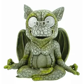 Kremers Schatzkiste Gartenfigur Yoga Drache 17 cm Mehrfarbig