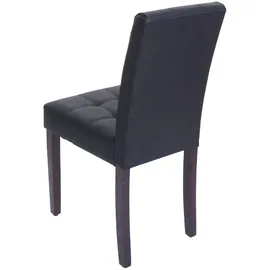 Mendler 2er-Set Esszimmerstuhl HWC-O65c, Küchenstuhl Polsterstuhl Lehnstuhl, Kunstleder