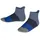 Haussocken Colour Block mit rutschhemmendem Noppendruck Größe 31-34 in Blau blau mel 6667