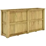 vidaXL Hochbeet 196 x 50 x 100 cm Kiefernholz Imprägniert