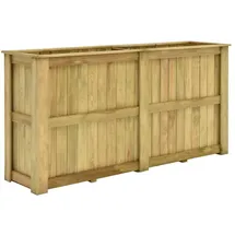 vidaXL Hochbeet 196 x 50 x 100 cm Kiefernholz Imprägniert
