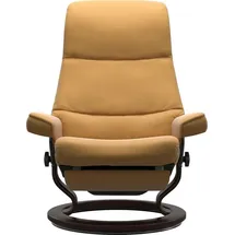 Stressless Relaxsessel View Bouclé 79 x 109 x 77 cm Gelb elektrisch verstellbar