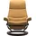 Stressless Relaxsessel View Bouclé 79 x 109 x 77 cm Gelb elektrisch verstellbar