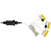 Star Trading Stromadapter Batterien - Batterie-Eliminator fur 3x2 AA Dummy-Batterien, 1,8 m Kabel, 3 V Netzteil fur LED Kerzen & Adventskranz, Weihnachtsdeko