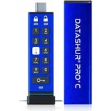 iStorage datAshur Pro+C 512GB, USB-C 3.0 (IS-FL-DA3C-256-512)