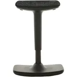 Stier Höhenverstellbarer Hocker mit Wippfunktion, Polster anthrazit