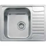 Reginox ADMIRAL 40 links Einbau Edelstahl 61,5 x 49 mm Handbetätigung