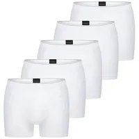 SCHIESSER Retro Boxershorts unifarben weiß 3XL 5er Pack