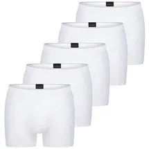 SCHIESSER Retro Boxershorts unifarben weiß 3XL 5er Pack