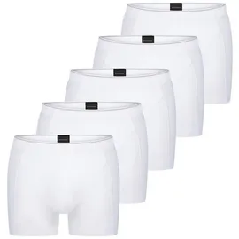 SCHIESSER Retro Boxershorts unifarben weiß 3XL 5er Pack