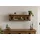 MASSIVMOEBEL24.DE Wandregal 130 x 25 x 35 cm Beige