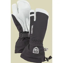 Hestra Army Leather Heli Ski 3-Finger Handschuhe Schwarz 25/26