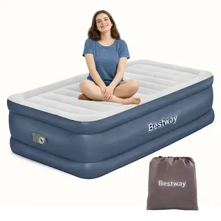 BESTWAY Luftbett TriTech® mit integrierter Elektropumpe 191 x 97 x 51 cm