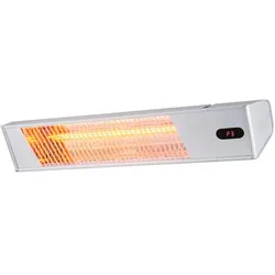 Sined Caldo Ira Inox 2000 Infrarotelektroheizung Einstellbare Leistung 2000w Grau