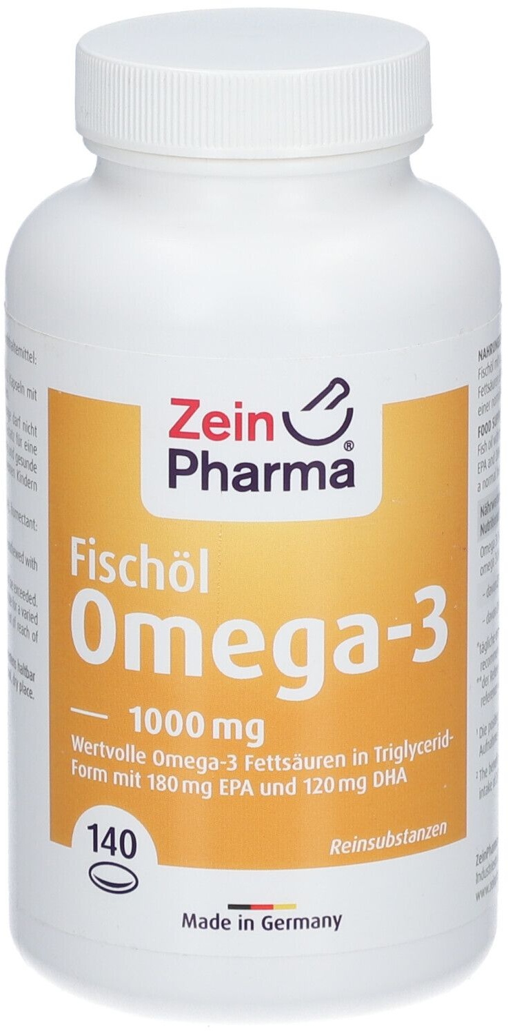 ZeinPharma® Omega-3 Fischöl 1000 mg Kapseln 140 St 140 St Kapseln