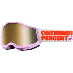 100% Accuri 2 Extra MTB Moto Brille Hundreds Gläser gold verspiegelt