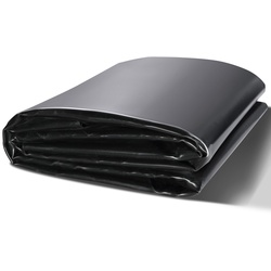 VEVOR Teichfolie, 10 x 15 Fuß, 45 mm Dicke, biegsame Teichfolien aus EPDM-Material, leicht zu schneidende Unterlage für Fisch- oder Koi-Teiche, Wasserfallbasis, Springbrunnen, Wassergärten, Schwarz