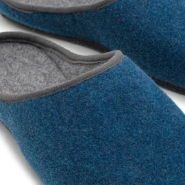 Pantoffelmann Pantoffeln Blau 38