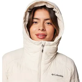 Columbia Joy Peak II Hooded Jacket W 2089041278, Women Jackets, Beige, - Kunstfaserjacke - Damen, Dark Stone L
