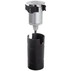 Ideal Lux LED Bodeneinbauleuchte ROCKET MINI, IP68 IK07, Akzentlicht zentral, 12-24V DC, 2W 4000K, begehbar, 40° IDEA-212647