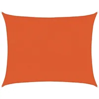 VidaXL Sonnensegel 160 g/m2 Rechteckig Orange 6x8 m hdpe