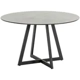 Xxxl Gartentisch, Anthrazit, Dunkelgrau, Metall, rund, eckig, X-Form, 121x74x121 cm, wetterbeständig, wetterfest, Gartenmöbel, Gartentische, Gartentische