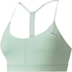 PUMA Damen Top Low Impact Strappy Bra, FROSTY GREEN, XL