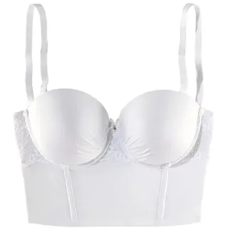 LASCANA Corsage Damen weiß Gr.75 Cup AA