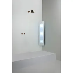 Sunshower Round Line Plus M Aufputz Eckmontage Infrarot und UV-Licht White