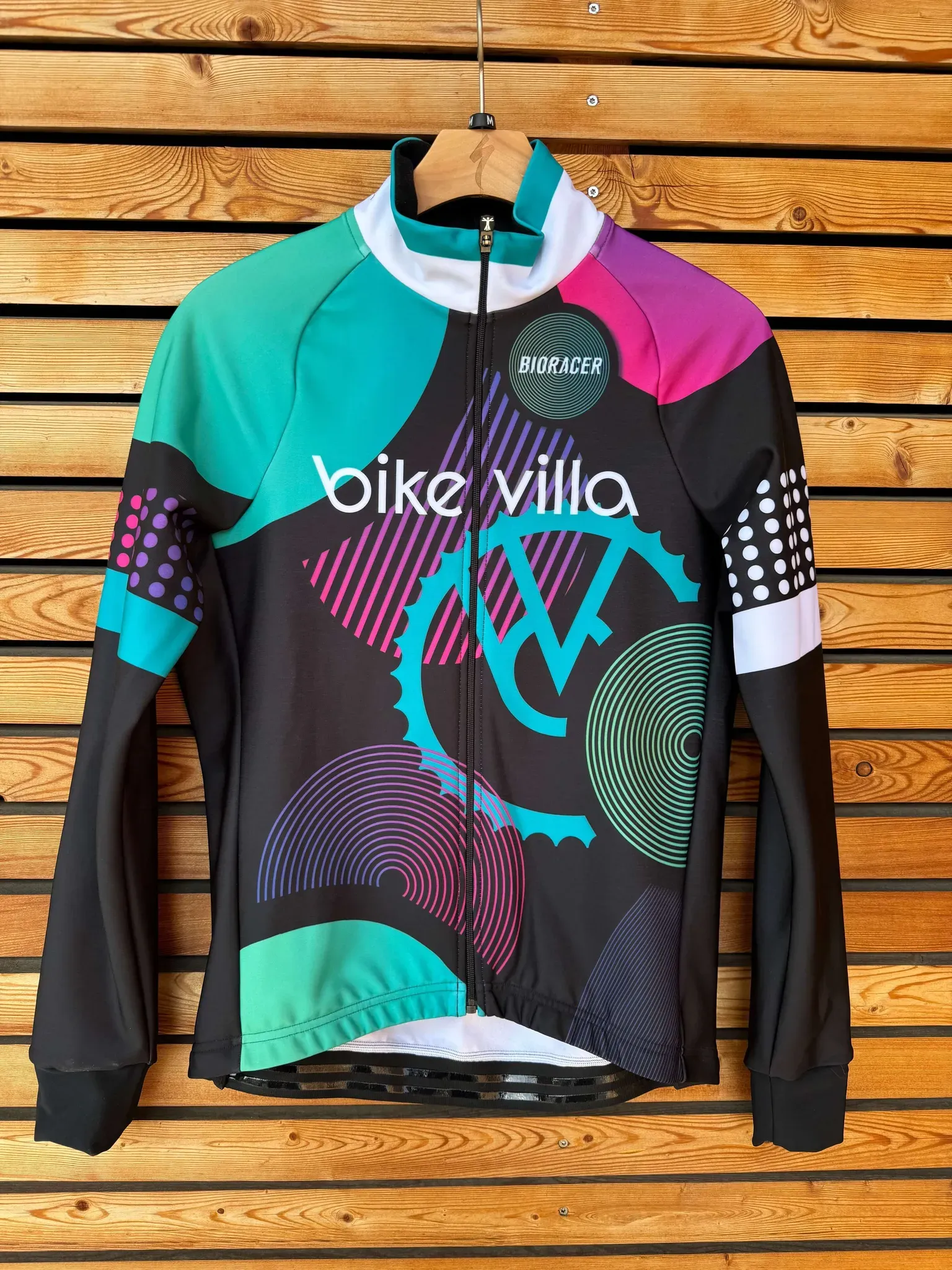 BIORACER Icon Tempest Thermal Langarm Trikot - Bike Villa Design - M - M
