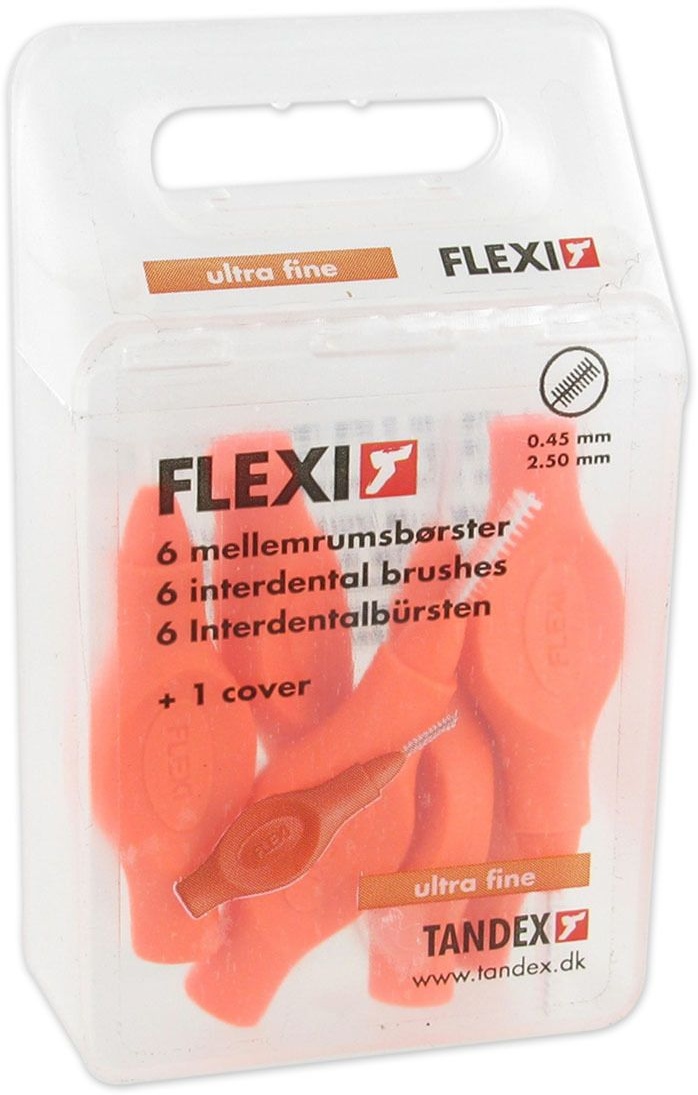 Flexi Interdentale Borstel Orange Ultra Fine 6 pc(s) brosse(s) à dents