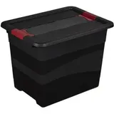 Keeeper Aufbewahrungsbox Eckhart, 24 Liter, graphite/rot