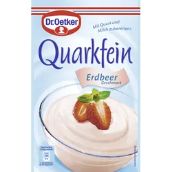 Dr.Oetker Quarkfein Erdbeer Geschmack 56G