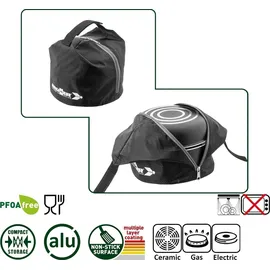 Brunner Camping Kochgeschirr Topfset | Alu ø PIRATE Spacemaster, ø22cm 5+1teilig