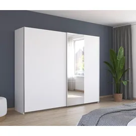 Rauch Schwebetürenschrank AURELIO 261 x 210 x 59 cm Weiß