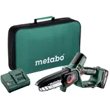 Metabo MS 18 LTX 15 Akku-Astsäge inkl. Tasche + Akku 2.0Ah (600856500)