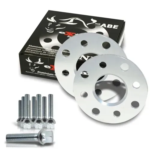 Spurverbreiterung Set 10mm inkl. Radschrauben passend für VW T4 (70X02A / 70X02B / 70X02BL / 70X02BN / 70X02C / 70X02D / 70X0BL / 70X0D / 70X12A / 70X12BN / 70X12C / 70X12D / 70X1A / 70X1BN / 70X1C / 70X1D / 7DB / 7DW / 7DWA / 7DZ / 7DZA)