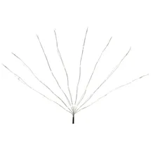 MARELIDA Lichterkette silber 80cm 60 LED 10 Stränge
