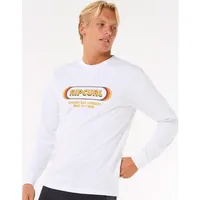 Rip Curl Icons Of Surf Upf Langarm-rashguard - White