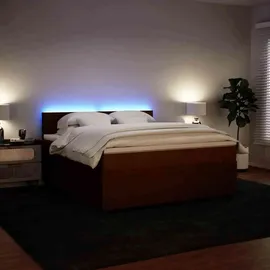 vidaXL Boxspringbett 180 x 200 cm Rosa