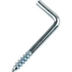 Gerader Schraubhaken 30x11 Stahl galvanisch verzinkt