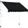 vidaXL Markise 100 cm schwarz