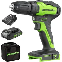 Greenworks GD24DD35K2 inkl. 2 x 2,0 Ah + Tasche