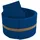 zaun|zu® Sichtschutzstreifen 255 x 9,5 cm Blau Kunststoff 2 St.