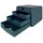 Helit Schubladenbox the green chameleon 26,5 x 21,5 x 30,6 cm 4-tlg. blau