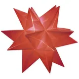 Ursus Faltblätter Aurelio Stern Transparentpapier 115g/qm 20x20cm 33 Blatt rot,