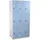 Mendler Schließfach Boston T829, Schließfachschrank Wertfachschrank Spind, Metall 9 Fächer ~ blau
